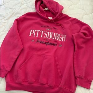 Pittsburgh Pink Womens Hoodie